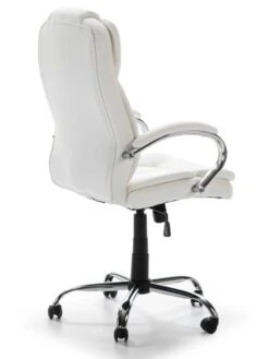 Fauteuil De Bureau Nixon Blanc -VIDAXL || Leitmotiv || Emma Soldes Magasin 3730bd2c54564d2fbb7be5adb056324d
