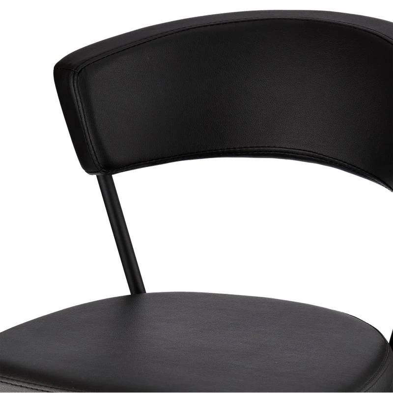 Chaises Capitonnées Preben Noir Lot De 4 8 Chaises Capitonnées Preben Noir Lot De 4 – Image 6