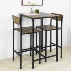 Table + 2 X Tabourets De Bar OGT27-N -VIDAXL || Leitmotiv || Emma Soldes Magasin 3a716fb5513340a380d6daa4ed0644c9