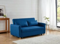 Canapé Droit Convertible LAURA -VIDAXL || Leitmotiv || Emma Soldes Magasin 3cd58b72f8354deea2e58e6574081e28