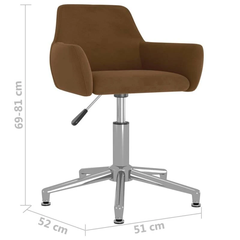 VIDAXL Chaise De Bureau Pivotante 19 VIDAXL Chaise De Bureau Pivotante – Image 17