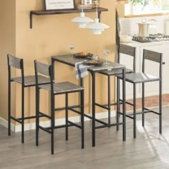 Table + 4 X Tabourets De Bar OGT14-HG -VIDAXL || Leitmotiv || Emma Soldes Magasin 3eca60099b7c4523a4fd69055ffbea77