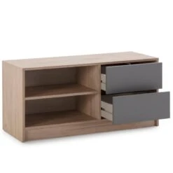 Meuble TV Panama 2 Tiroirs 10 Meuble TV Panama 2 Tiroirs -VIDAXL || Leitmotiv || Emma Soldes Magasin 3fc86679c19b49aaae028004fa52f058