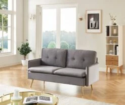 Canapé Droit ADAM -VIDAXL || Leitmotiv || Emma Soldes Magasin 410df40986724b35ae8082cedba482e0