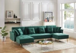 Canapé Panoramique Convertible AROMA -VIDAXL || Leitmotiv || Emma Soldes Magasin 41dbfe9114a9469b83f2052ff162d265