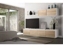 Meuble TV 4 Portes L200 Cm Avec étagères 24 Meuble TV 4 Portes L200 Cm Avec étagères -VIDAXL || Leitmotiv || Emma Soldes Magasin 41f703c3df4b4c0fa31f28b729bc692e