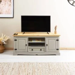 Meuble TV TEQUILA 39 Meuble TV TEQUILA -VIDAXL || Leitmotiv || Emma Soldes Magasin 4303a02cee16462b9588913e7b55684f