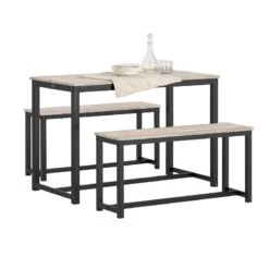 Table à Manger + 2 X Bancs OGT25-N -VIDAXL || Leitmotiv || Emma Soldes Magasin 4c4b9402406c48fe9f56962528310d4b