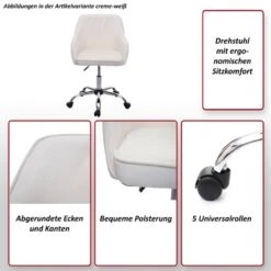 Chaise De Bureau HWC-F82 16 Chaise De Bureau HWC-F82 -VIDAXL || Leitmotiv || Emma Soldes Magasin 54d029c588b54e399d512fb247d952a0