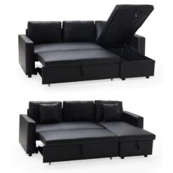 MILFORD - Canapé D'angle Convertible 3 -VIDAXL || Leitmotiv || Emma Soldes Magasin 5521fa11926849a1912e264f033b2bed