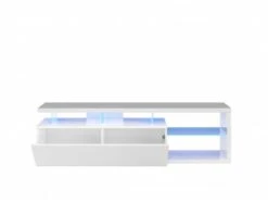 Meuble TV LED 1 Porte Et 4 Niches 9 Meuble TV LED 1 Porte Et 4 Niches -VIDAXL || Leitmotiv || Emma Soldes Magasin 55a8fc9f627648de818e513c2328ad32