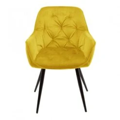 Lot 2 Chaises Velours Pieds Gris - STERN -VIDAXL || Leitmotiv || Emma Soldes Magasin 55e56798c4b4424081fae5334ac16aa3