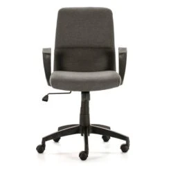Fauteuil De Bureau Teo, Tissu Gris Foncé -VIDAXL || Leitmotiv || Emma Soldes Magasin 5674ed86dd1540918aa1ceaf869b6877