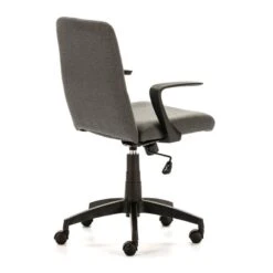 Fauteuil De Bureau Teo, Tissu Gris Foncé -VIDAXL || Leitmotiv || Emma Soldes Magasin 5a11c152f4df435e88c93d2419198d46