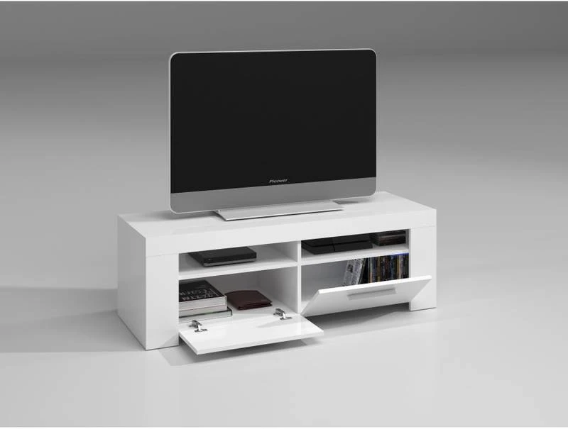 Meuble TV Avec 2 Portes Et 2 Niches 5 Meuble TV Avec 2 Portes Et 2 Niches – Image 3