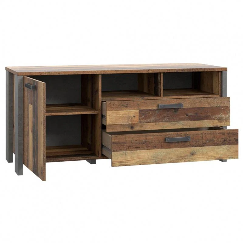 Meuble TV 1porte 2tiroirs - BUCK 6 Meuble TV 1porte 2tiroirs - BUCK – Image 4