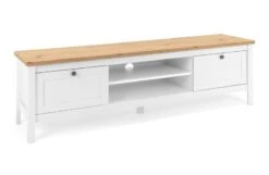 Meuble TV 2 Tiroirs L160 Cm Bergen