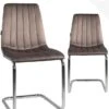 Lot De 2 Chaises Velours JANA