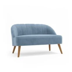 Canapé 2 Places En Velours Bleu Perle 18 Canapé 2 Places En Velours Bleu Perle -VIDAXL || Leitmotiv || Emma Soldes Magasin 6ccf0713b74248cf81f3b2007803b25c