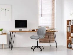 Fauteuil De Bureau BILLY (pieds Noirs) -VIDAXL || Leitmotiv || Emma Soldes Magasin 6d8942c702f9460d89a0b2a177209676