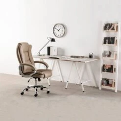 Chaise De Bureau Karen Elevable Blanc 23 Chaise De Bureau Karen Elevable Blanc -VIDAXL || Leitmotiv || Emma Soldes Magasin 6e05b0488d1d4388a47e510354ca1639