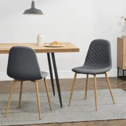 Lot De 2 Chaises De Salle à Manger -VIDAXL || Leitmotiv || Emma Soldes Magasin 6ec23dce83e443aa9b437256bcbaaa81