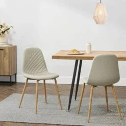 Lot De 2 Chaises De Salle à Manger -VIDAXL || Leitmotiv || Emma Soldes Magasin 70a0974096134cdd9af4c4ba3efca4e2