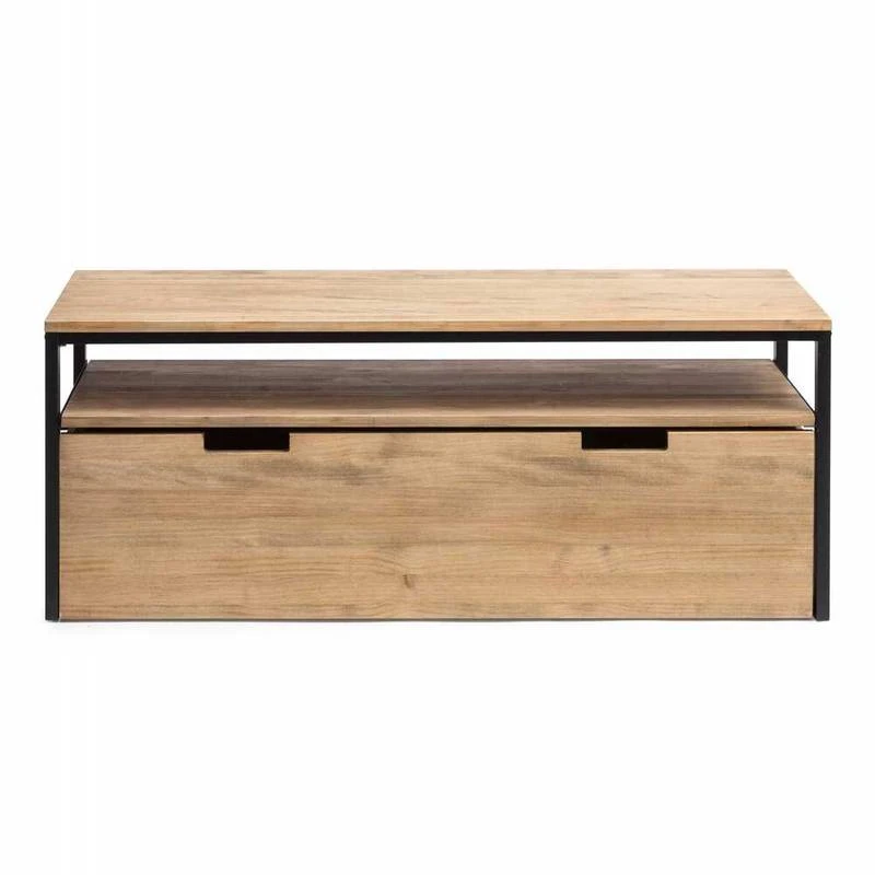 Meuble TV ECO Three 40x120x45 Cm Noir 4 Meuble TV ECO Three 40x120x45 Cm Noir – Image 2