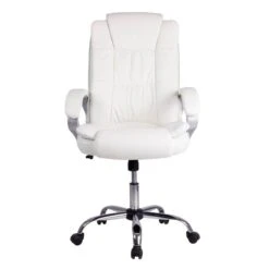 Chaise De Bureau Karen Elevable Blanc 16 Chaise De Bureau Karen Elevable Blanc -VIDAXL || Leitmotiv || Emma Soldes Magasin 77877839efc64048a3c62c94ed2cf3c5