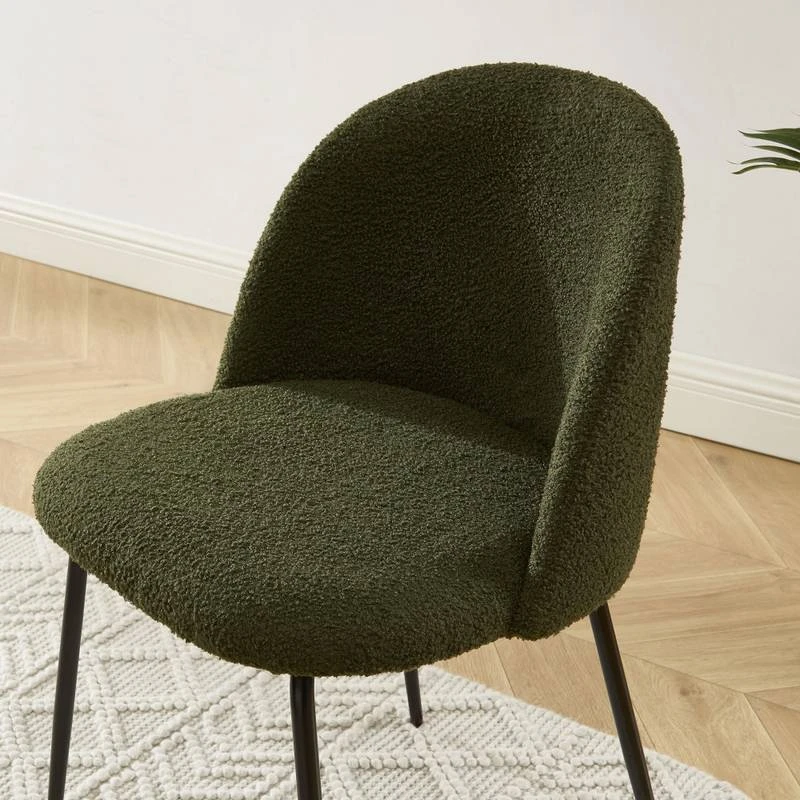 Chaise En Tissu Bouclette Et Métal Aimée 13 Chaise En Tissu Bouclette Et Métal Aimée – Image 11