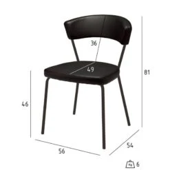 Chaises Capitonnées Preben Noir Lot De 4 17 Chaises Capitonnées Preben Noir Lot De 4 -VIDAXL || Leitmotiv || Emma Soldes Magasin 7a2632f22cda43539825dea302e05680