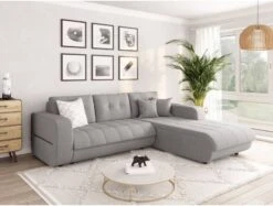 Canapé D'Angle Convertible 4 Places -VIDAXL || Leitmotiv || Emma Soldes Magasin 7aea435b1c1947e9a658d22720f8ca1a