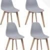 Chaise Scandinave NAO (lot De 4) -VIDAXL || Leitmotiv || Emma Soldes Magasin 7d854040fdcc48dd80088dfbfb98f135