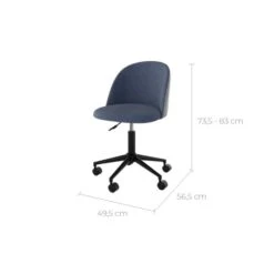 Chaise De Bureau Jane 21 Chaise De Bureau Jane -VIDAXL || Leitmotiv || Emma Soldes Magasin 8013ce28ee5443d7b0c887dd10b73034
