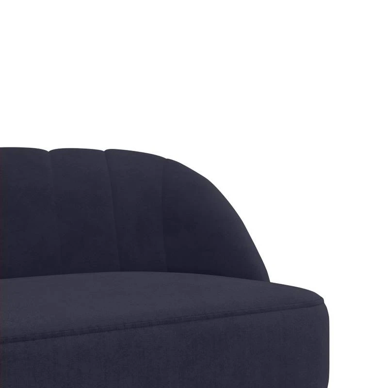 Canapé 2 Places En Velours Bleu Perle 15 Canapé 2 Places En Velours Bleu Perle – Image 13