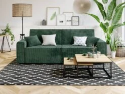 Canapé Droit Convertible MIRA -VIDAXL || Leitmotiv || Emma Soldes Magasin 826d4975583f4f91b63b2ec685422ca4