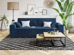 Canapé Droit Convertible MIRA -VIDAXL || Leitmotiv || Emma Soldes Magasin 82bc84b20c2c40b39f6d379d396d49ee