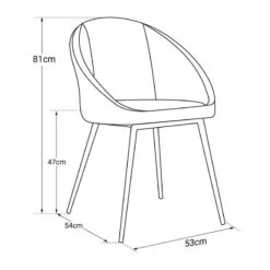 Chaises Vintage Velours (lot De 2) 15 Chaises Vintage Velours (lot De 2) -VIDAXL || Leitmotiv || Emma Soldes Magasin 8427186650b844ab997695c49b691807