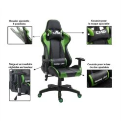 Fauteuil De Bureau GAMING -VIDAXL || Leitmotiv || Emma Soldes Magasin 856f74c1e8994be0a3c6430ca5efc174