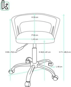 KAYELLES Chaise Bureau AYA (noir Marron) -VIDAXL || Leitmotiv || Emma Soldes Magasin 86331a24b63b42ccbbba318007e3a537