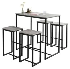Table + 4 X Tabourets De Bar OGT15-N 30 Table + 4 X Tabourets De Bar OGT15-N -VIDAXL || Leitmotiv || Emma Soldes Magasin 86b4a22fb16541bb863dfe2255e5bbf9.cropped 44 13 1529 1493.processed