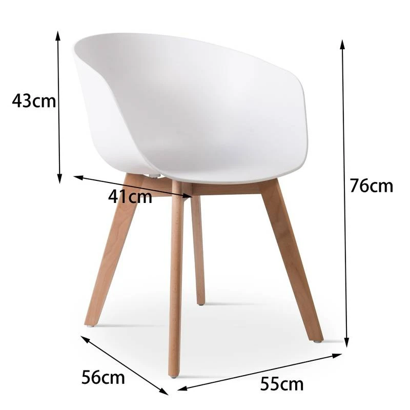 Lot De 4 Chaises ALBORG 5 Lot De 4 Chaises ALBORG – Image 3