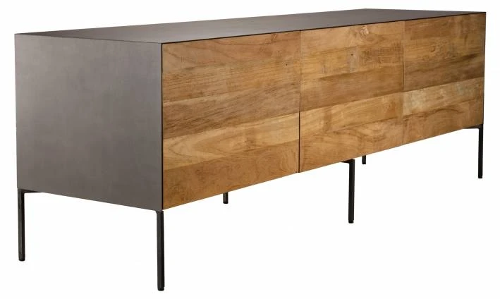 Meuble TV Portes Tiroir En Teck 7 Meuble TV Portes Tiroir En Teck – Image 5