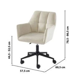 Fauteuil De Bureau MONACO -VIDAXL || Leitmotiv || Emma Soldes Magasin 8b2eb842fdd14c6caa2dce028d43d824