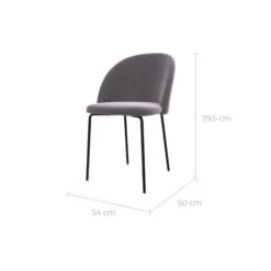 Chaise Karl (Lot De 2) -VIDAXL || Leitmotiv || Emma Soldes Magasin 8d90cad2091f41a997da3ffbd5977f25