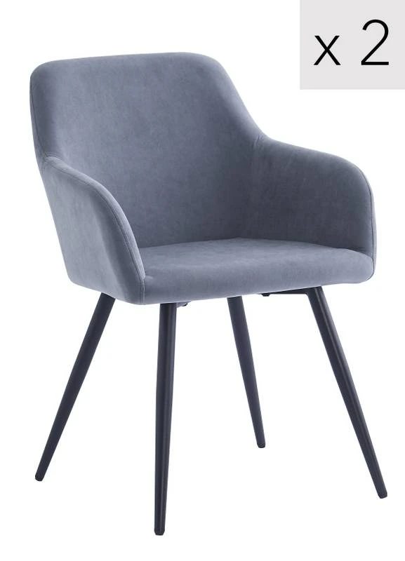 Lot De 2 Chaises HOLM 3 Lot De 2 Chaises HOLM