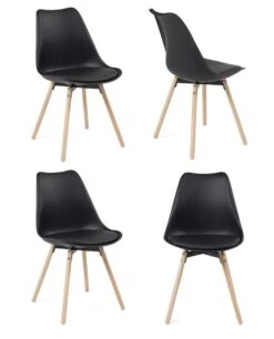 Chaise Scandinave MIA (lot De 4) -VIDAXL || Leitmotiv || Emma Soldes Magasin 8e447167c56749debcdb825d7af29da4