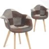 Fauteuil Patchwork NEDA (lot De 2) 1 Fauteuil Patchwork NEDA (lot De 2) -VIDAXL || Leitmotiv || Emma Soldes Magasin 8e6455211bde4810bfaddfd26ef98973