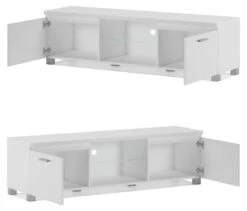 Meuble Bas TV LED Blanc Mat-Noir Laqué 15 Meuble Bas TV LED Blanc Mat-Noir Laqué -VIDAXL || Leitmotiv || Emma Soldes Magasin 8f5492870c074d0dafacfc30c8b1d509.cropped 131 345 3237 2765.processed