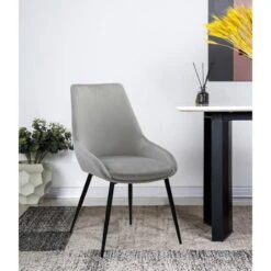 2 Chaises En Velours Bleu - JAZZY 28 2 Chaises En Velours Bleu - JAZZY -VIDAXL || Leitmotiv || Emma Soldes Magasin 93bbfbf0258b46dc8b9069c17f146442